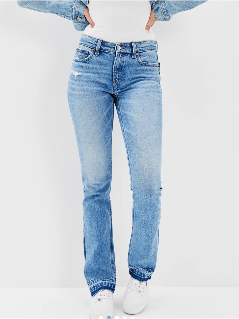 American Eagle Outfitters Medium Wash Flare Jeans